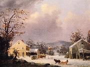 Jones Inn, Winter George Henry Durrie